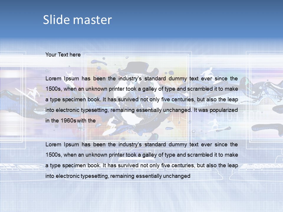 System Computer Technology PowerPoint Template