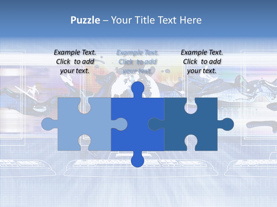 System Computer Technology PowerPoint Template