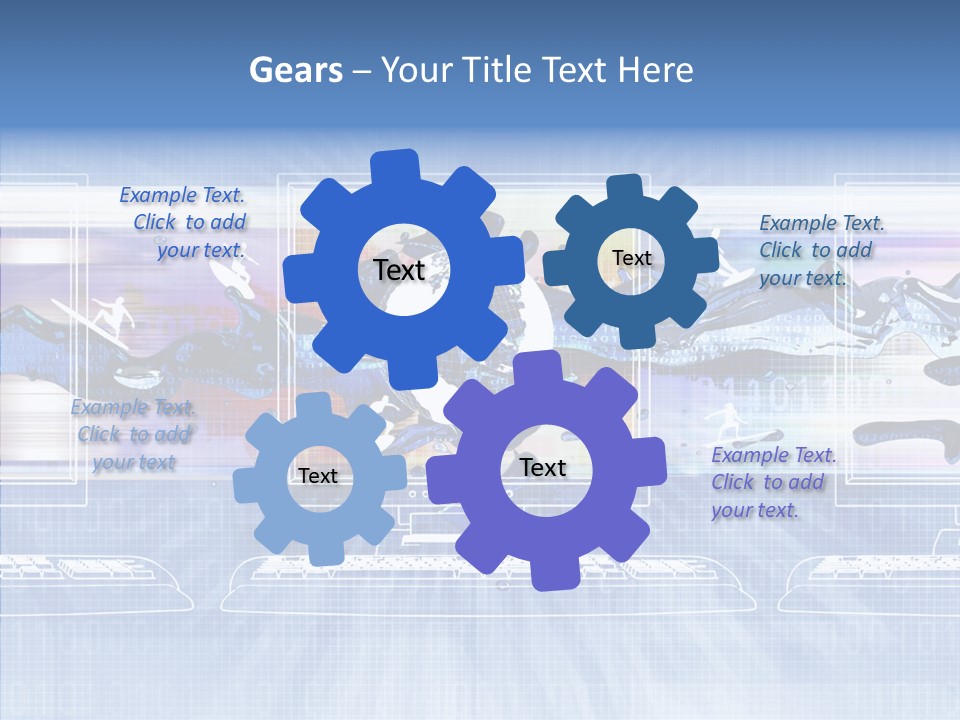 System Computer Technology PowerPoint Template