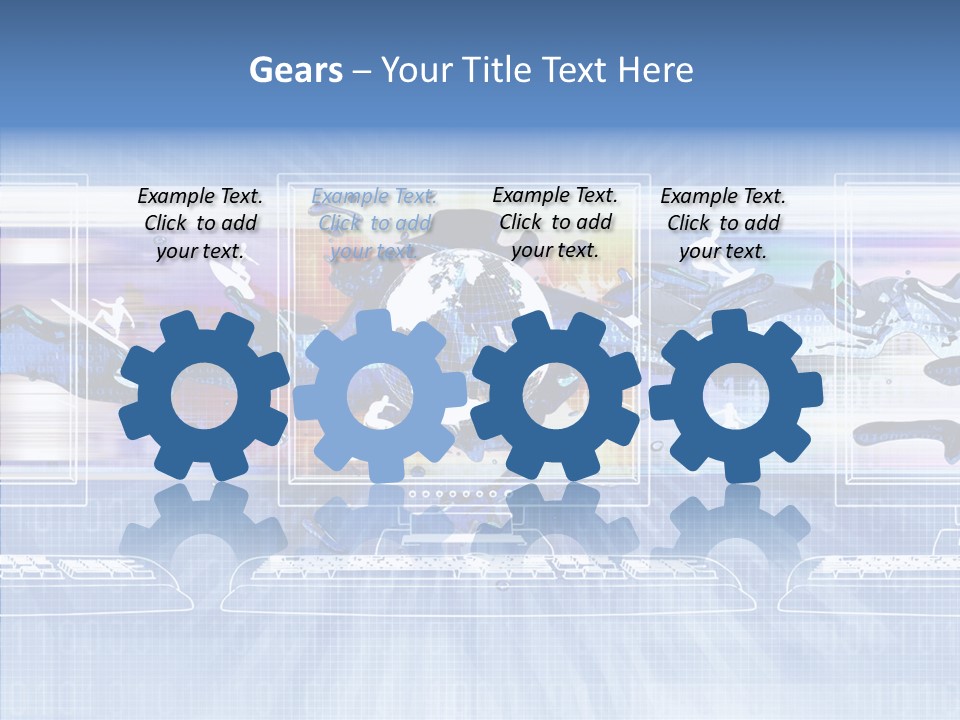 System Computer Technology PowerPoint Template