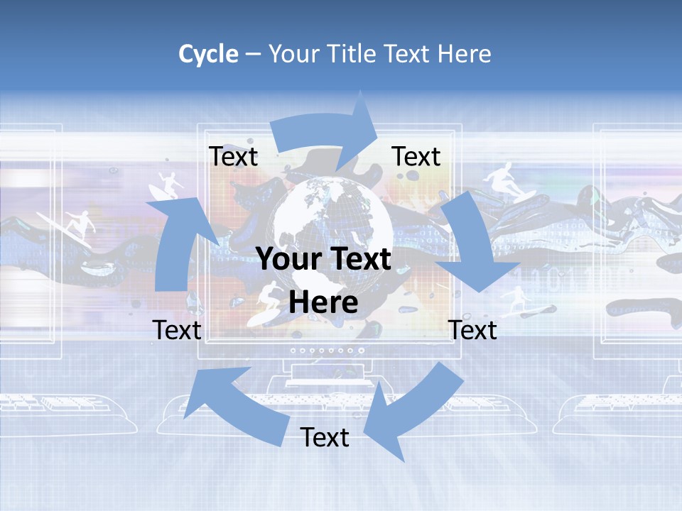 System Computer Technology PowerPoint Template