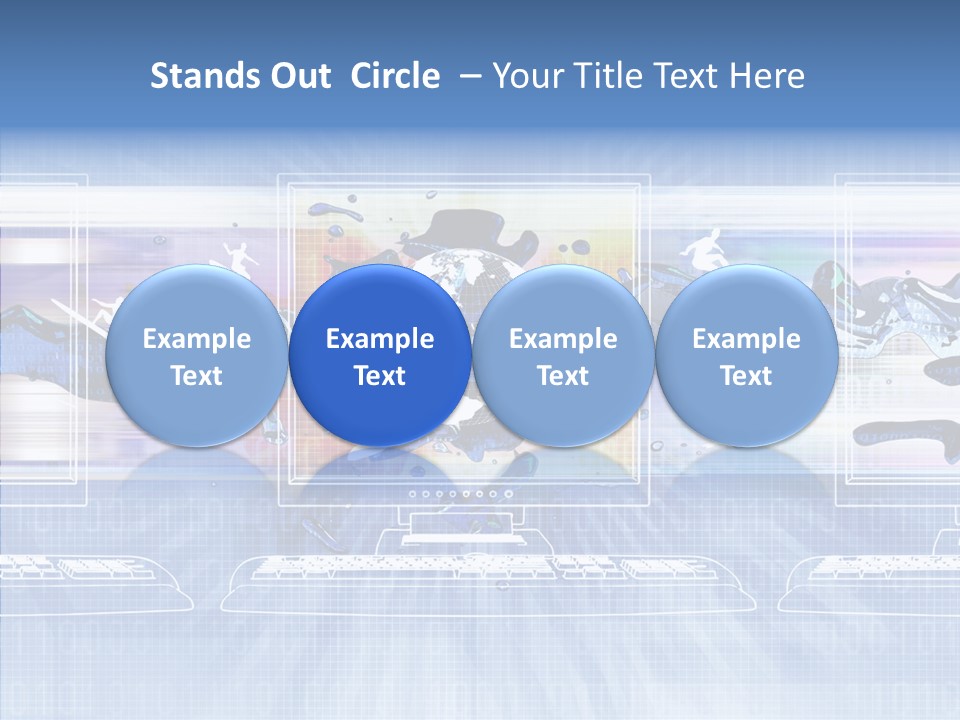 System Computer Technology PowerPoint Template