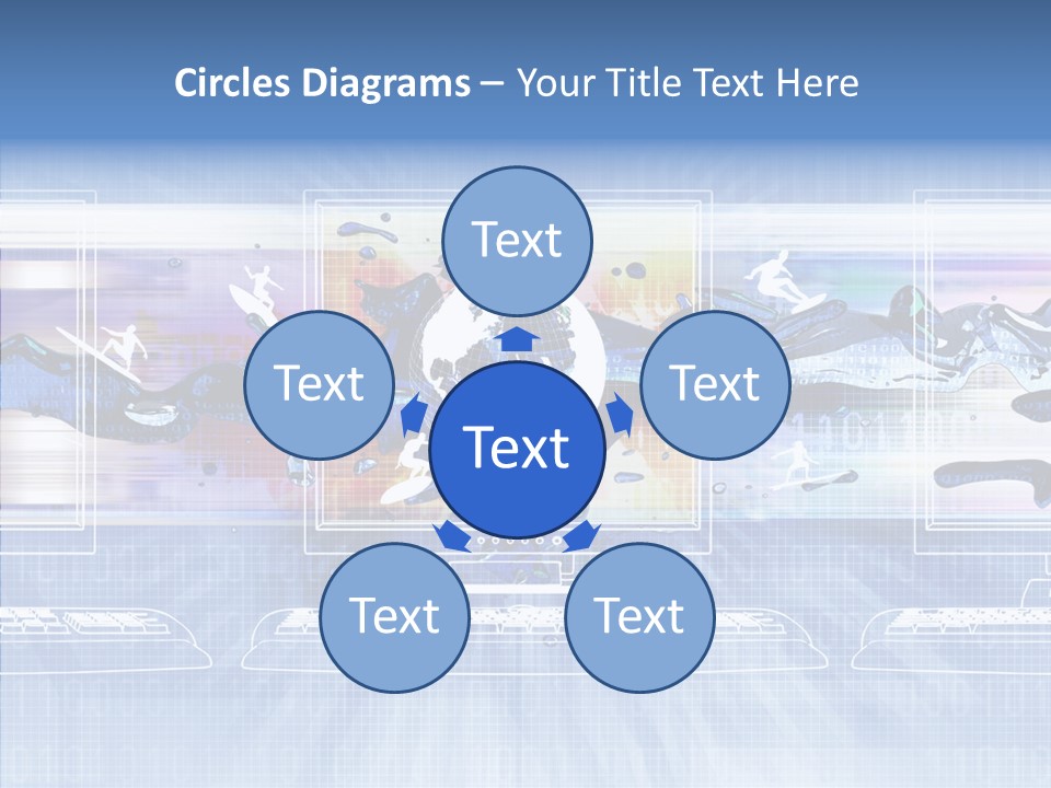 System Computer Technology PowerPoint Template