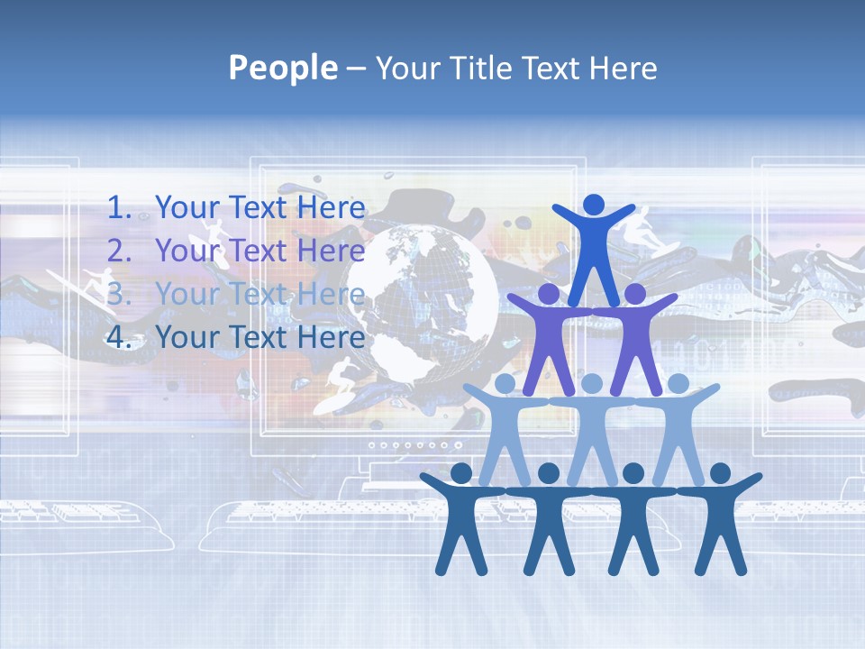 System Computer Technology PowerPoint Template