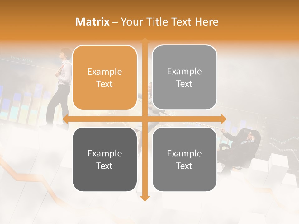 Sale Group Businesswoman PowerPoint Template