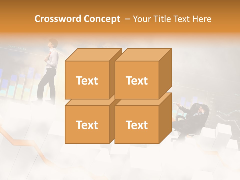 Sale Group Businesswoman PowerPoint Template