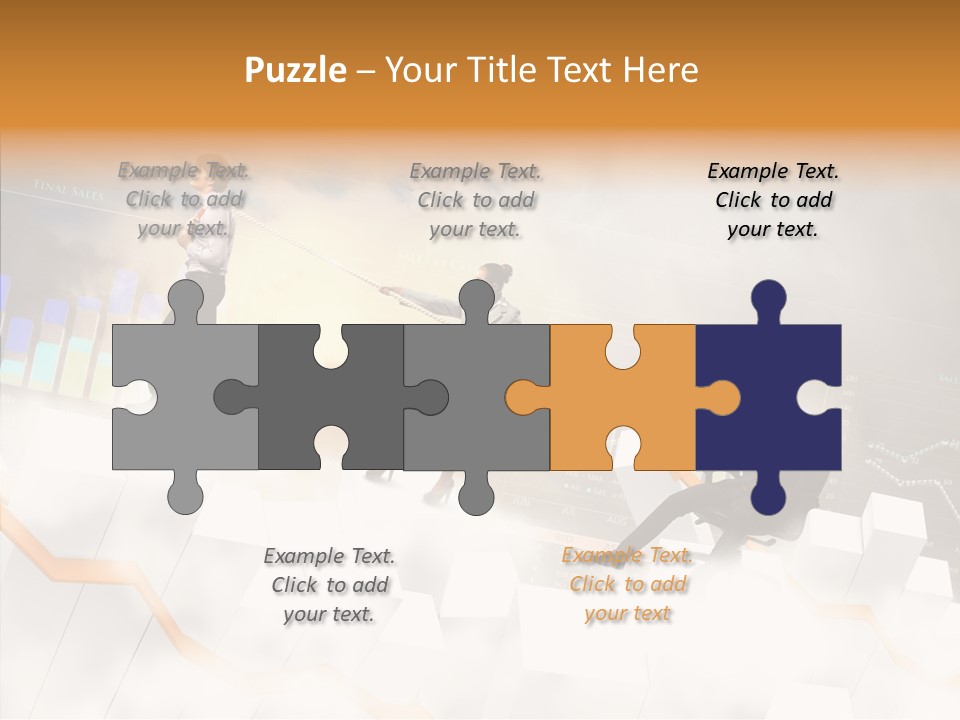 Sale Group Businesswoman PowerPoint Template