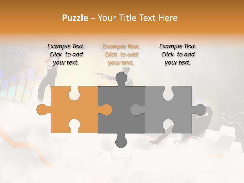 Sale Group Businesswoman PowerPoint Template