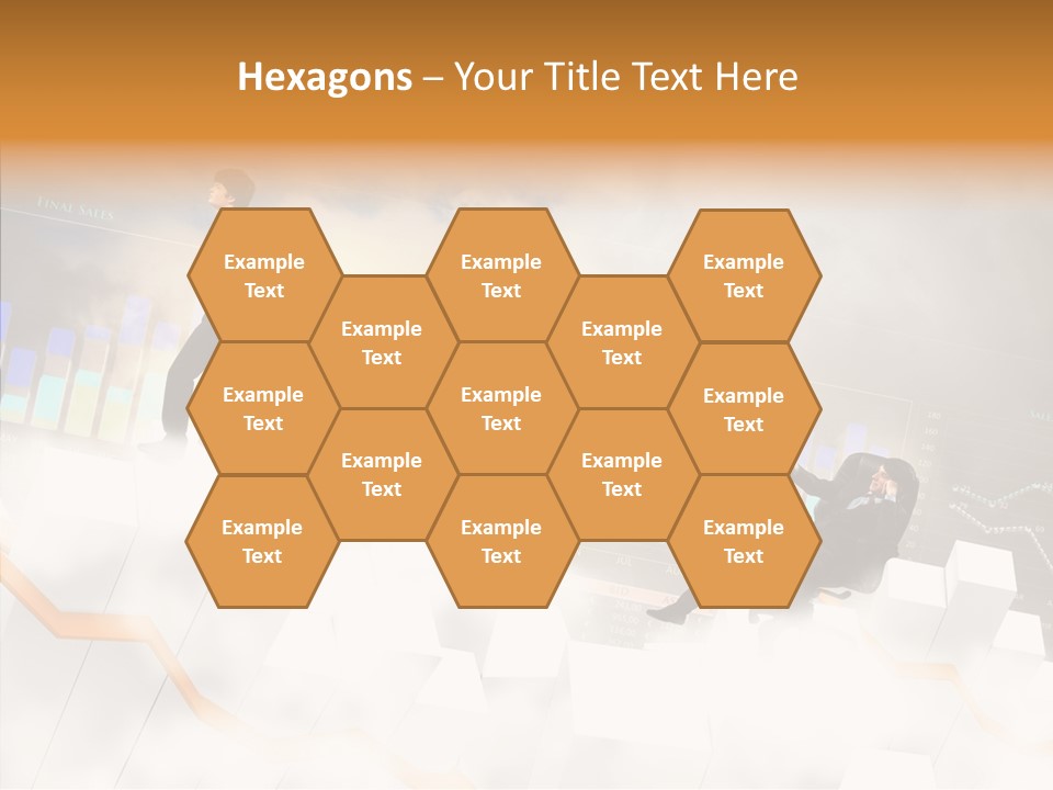 Sale Group Businesswoman PowerPoint Template