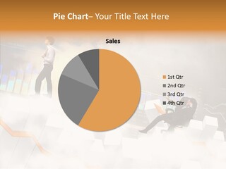 Sale Group Businesswoman PowerPoint Template