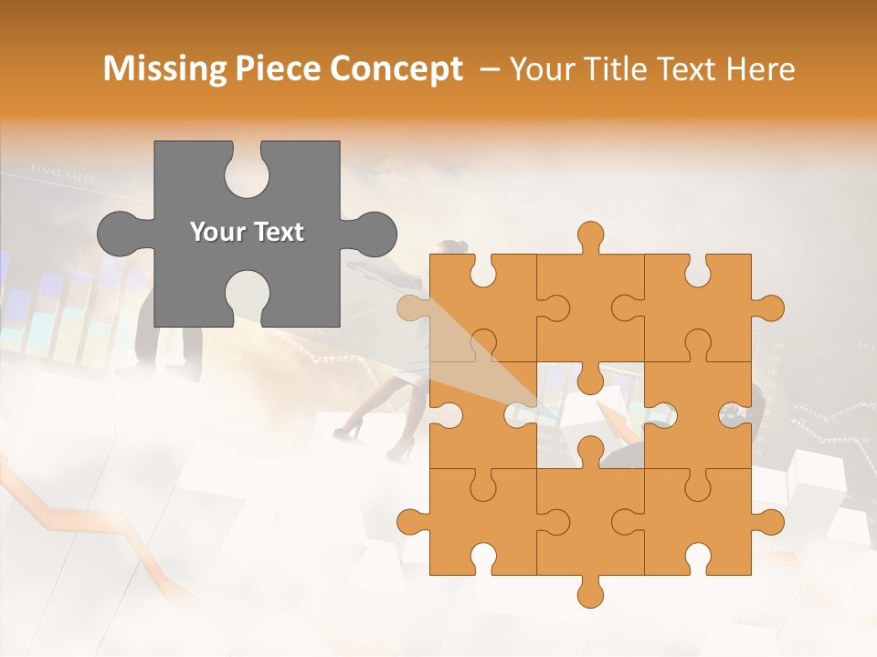 Sale Group Businesswoman PowerPoint Template