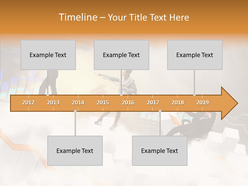 Sale Group Businesswoman PowerPoint Template