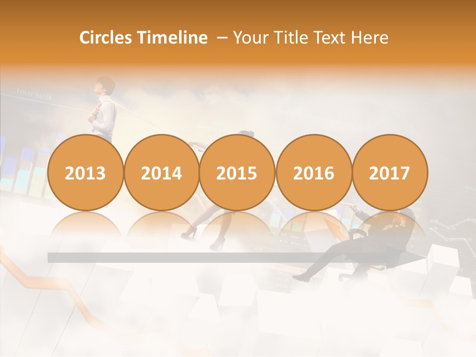 Sale Group Businesswoman PowerPoint Template