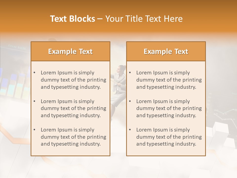 Sale Group Businesswoman PowerPoint Template