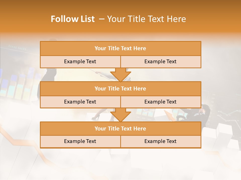 Sale Group Businesswoman PowerPoint Template