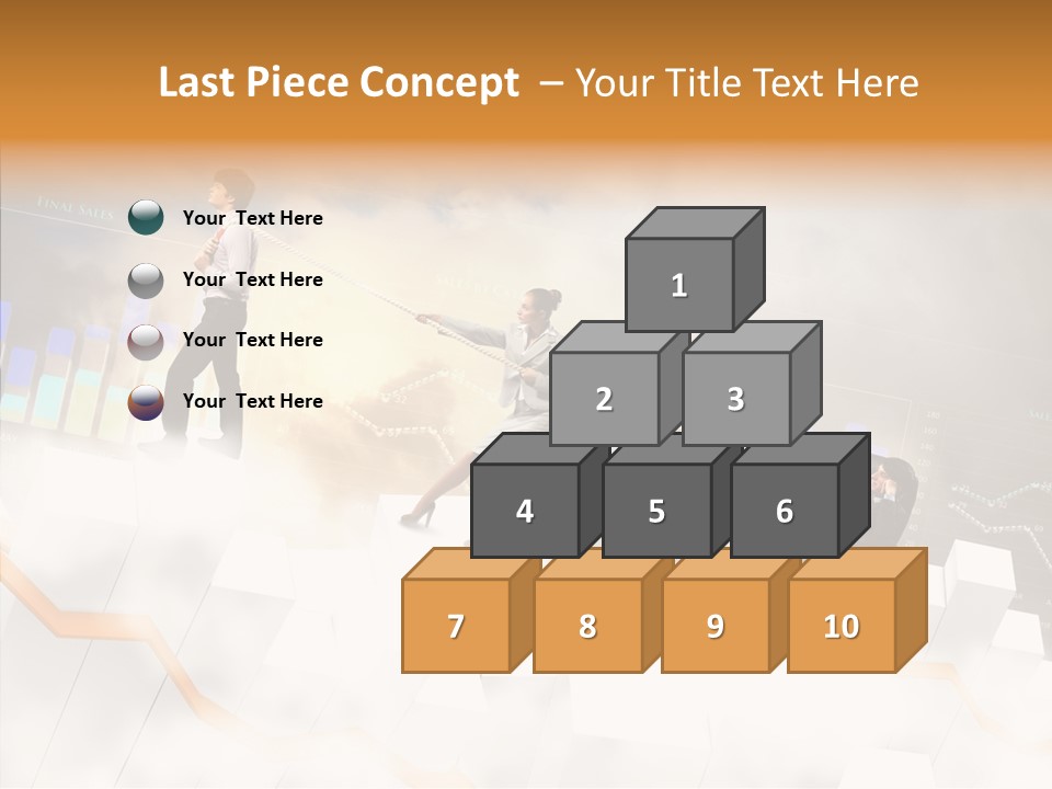 Sale Group Businesswoman PowerPoint Template