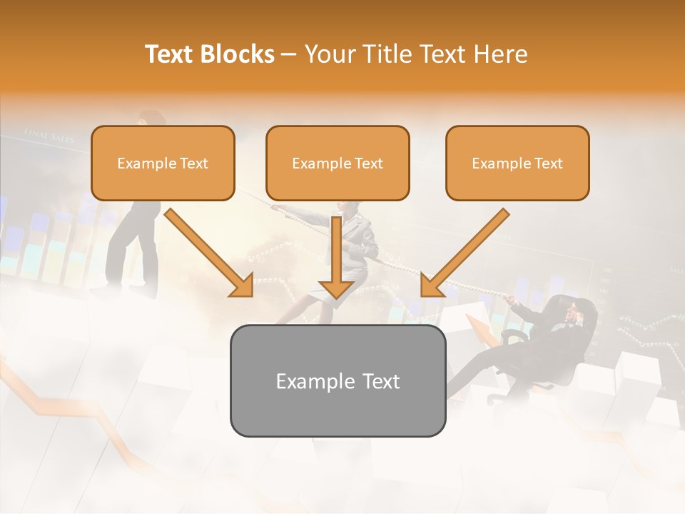 Sale Group Businesswoman PowerPoint Template