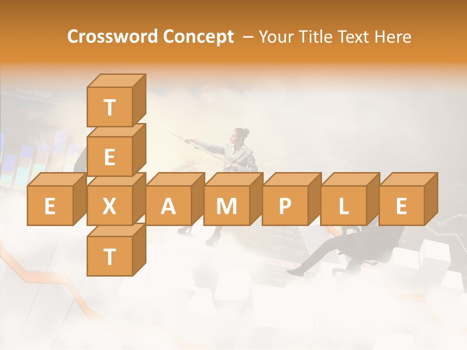 Sale Group Businesswoman PowerPoint Template