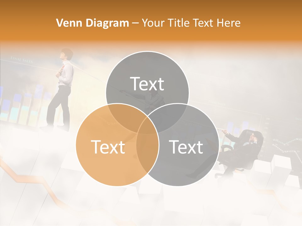 Sale Group Businesswoman PowerPoint Template