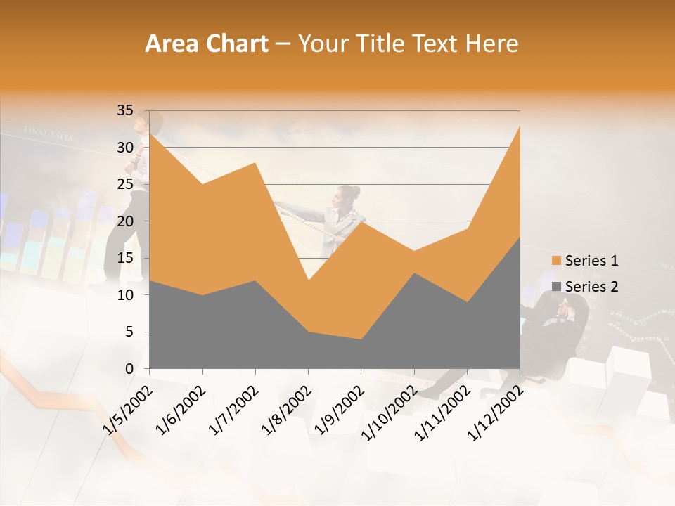 Sale Group Businesswoman PowerPoint Template