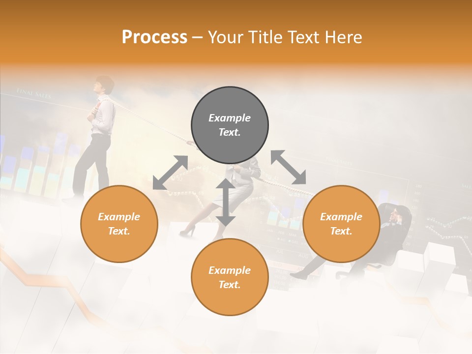 Sale Group Businesswoman PowerPoint Template