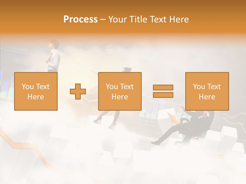 Sale Group Businesswoman PowerPoint Template