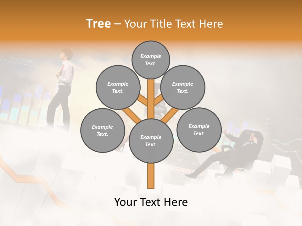 Sale Group Businesswoman PowerPoint Template