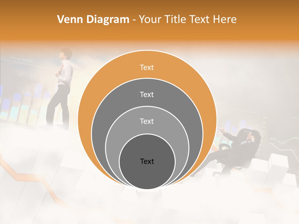 Sale Group Businesswoman PowerPoint Template