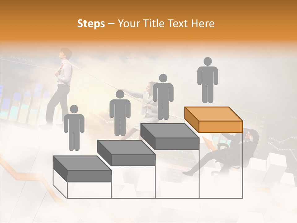 Sale Group Businesswoman PowerPoint Template