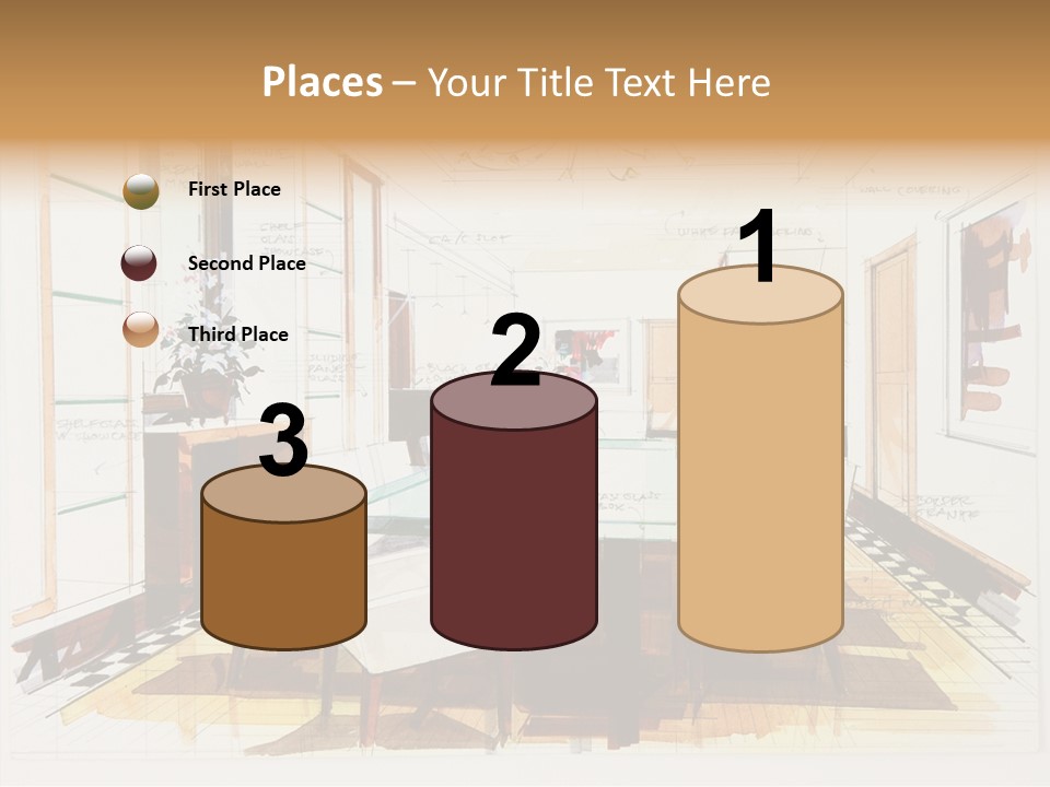 Elegant Lifestyle Wall PowerPoint Template