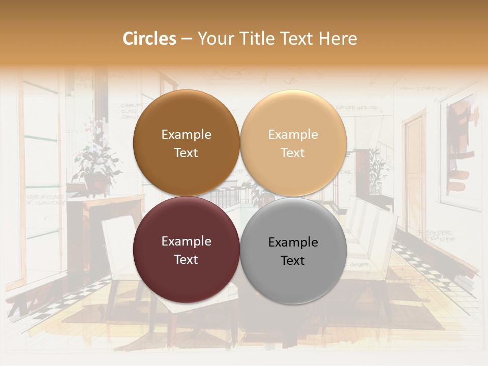 Elegant Lifestyle Wall PowerPoint Template
