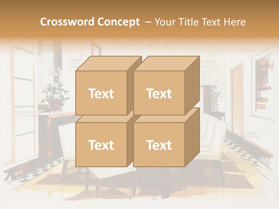 Elegant Lifestyle Wall PowerPoint Template