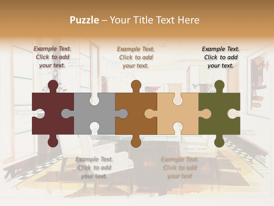 Elegant Lifestyle Wall PowerPoint Template