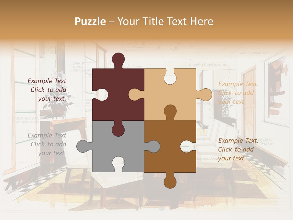 Elegant Lifestyle Wall PowerPoint Template