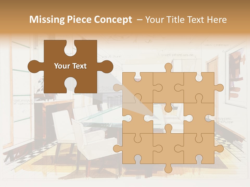 Elegant Lifestyle Wall PowerPoint Template