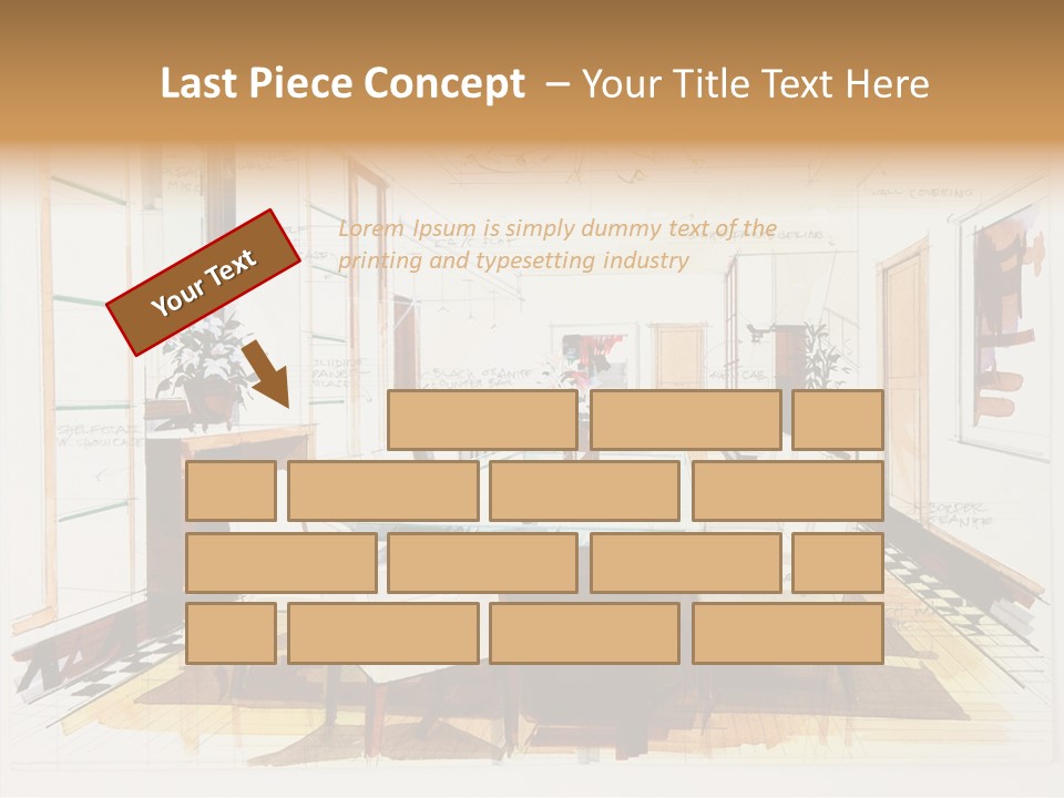 Elegant Lifestyle Wall PowerPoint Template