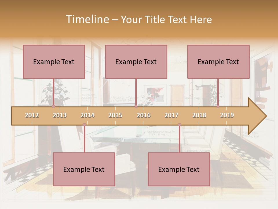 Elegant Lifestyle Wall PowerPoint Template