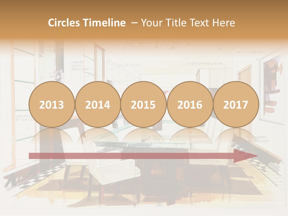 Elegant Lifestyle Wall PowerPoint Template