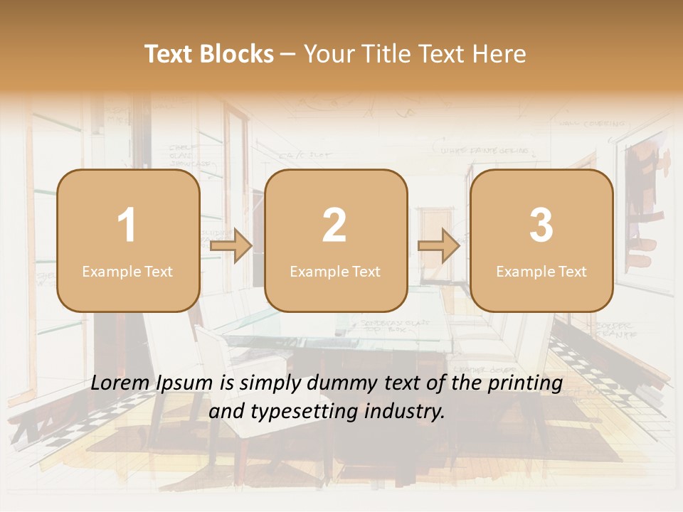 Elegant Lifestyle Wall PowerPoint Template