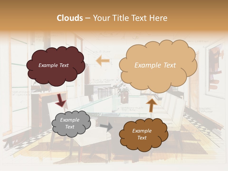 Elegant Lifestyle Wall PowerPoint Template