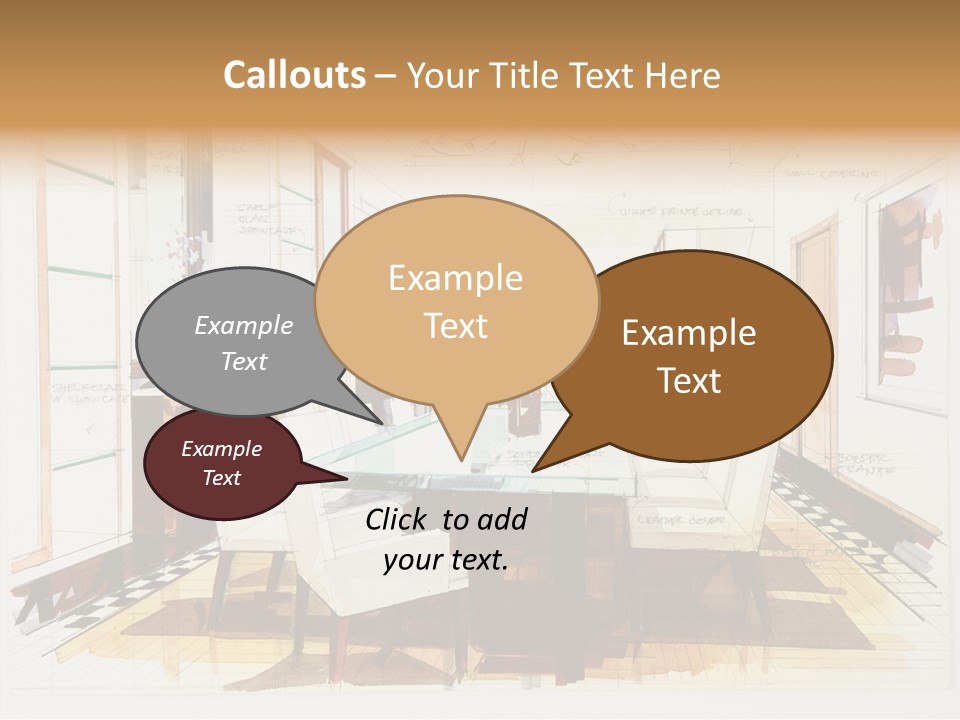 Elegant Lifestyle Wall PowerPoint Template