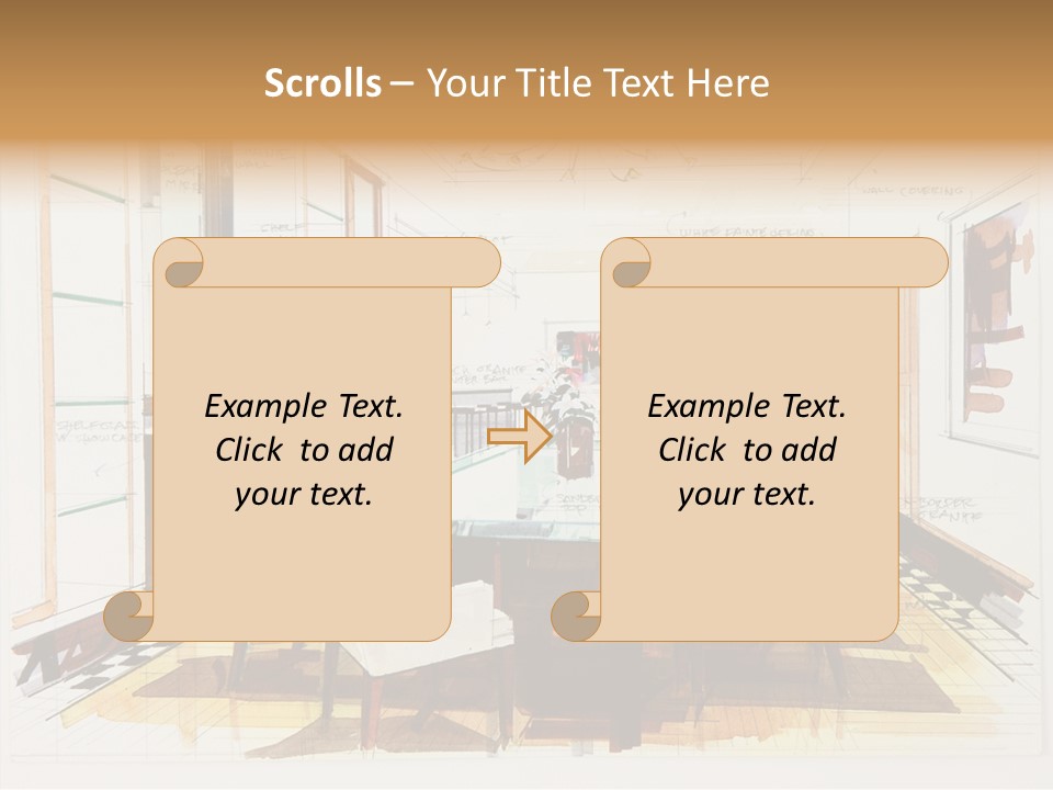 Elegant Lifestyle Wall PowerPoint Template