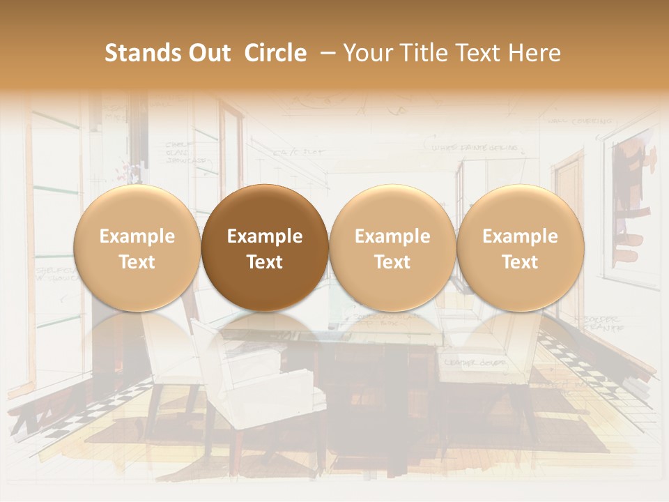 Elegant Lifestyle Wall PowerPoint Template