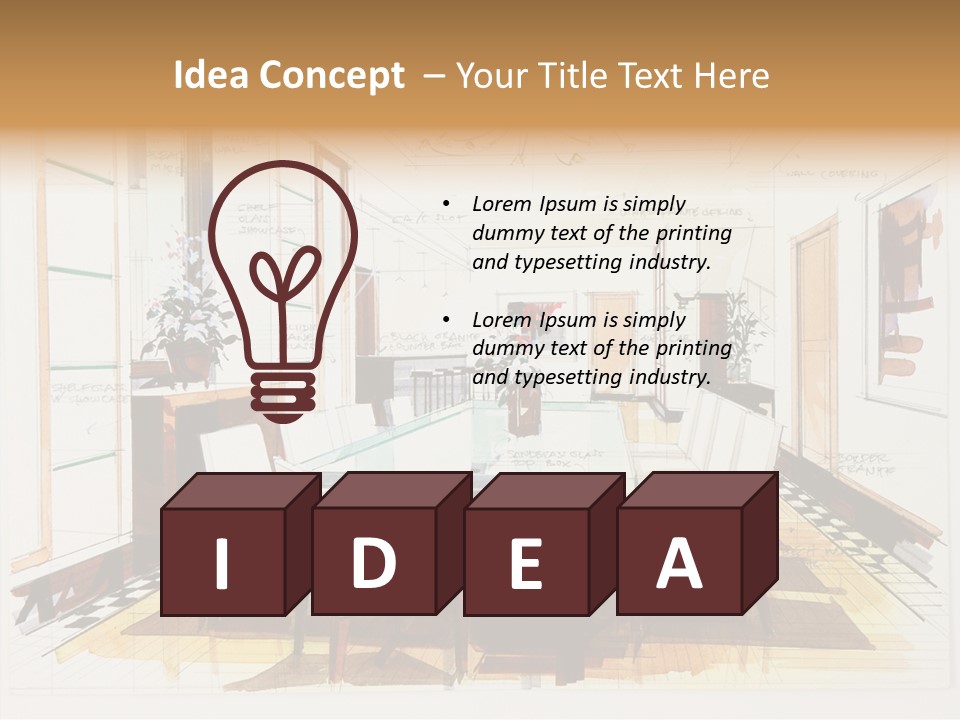 Elegant Lifestyle Wall PowerPoint Template