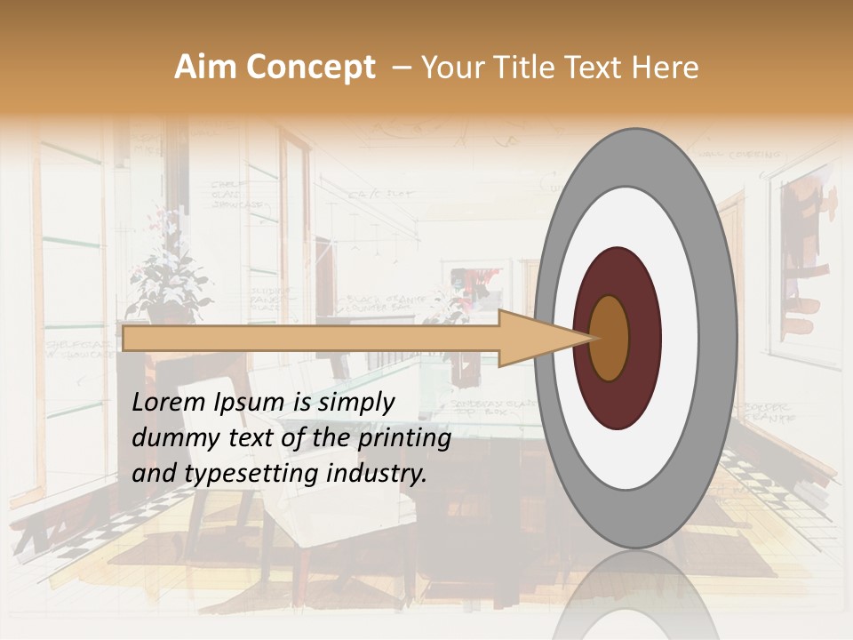 Elegant Lifestyle Wall PowerPoint Template