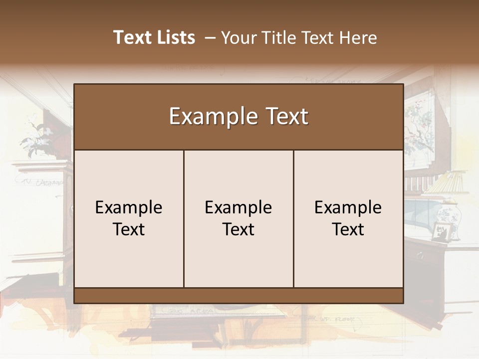 Real Table Estate PowerPoint Template