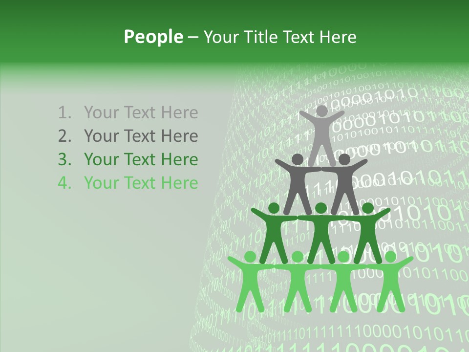 Caucasian Smile Box PowerPoint Template