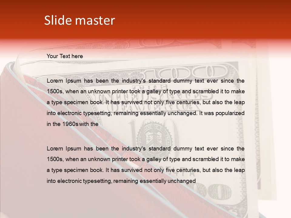 Price Payment Object PowerPoint Template