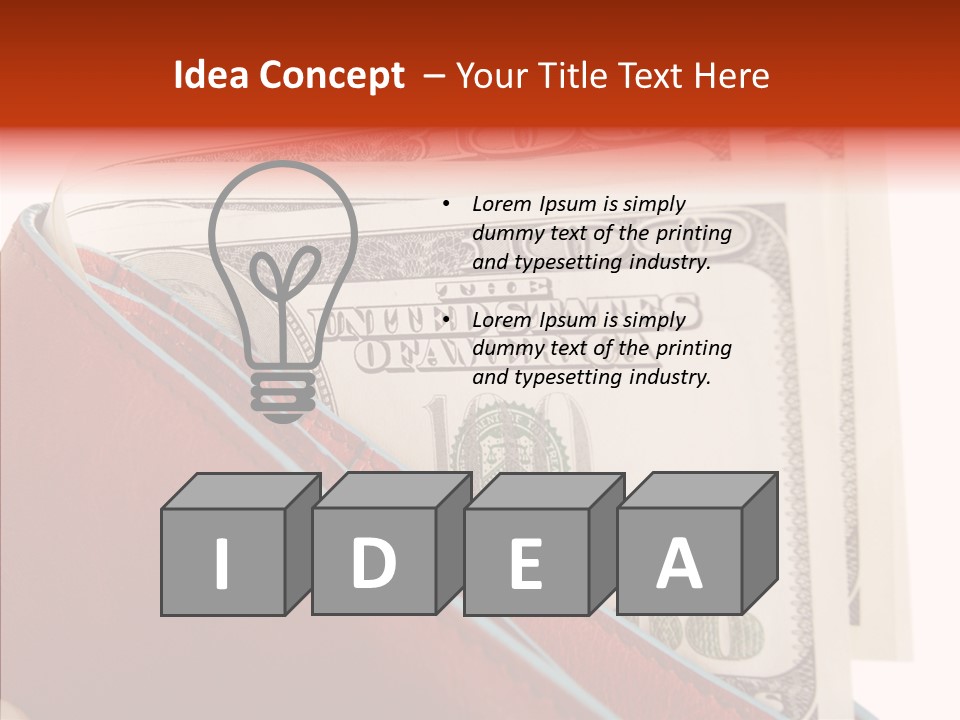 Price Payment Object PowerPoint Template