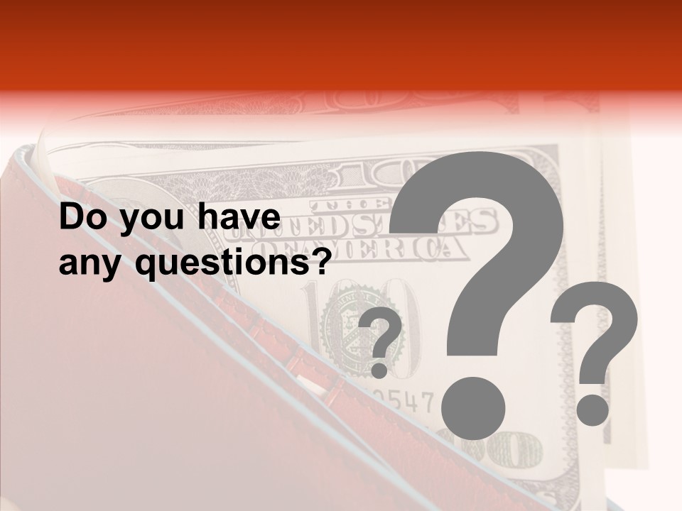 Price Payment Object PowerPoint Template